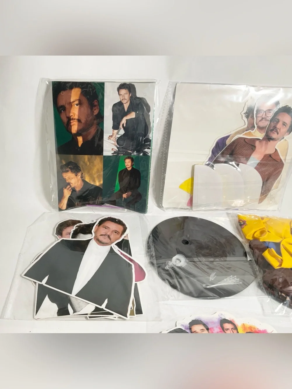 Pedro Pascal Birthday Party Banner Cake Topper Ballon’s